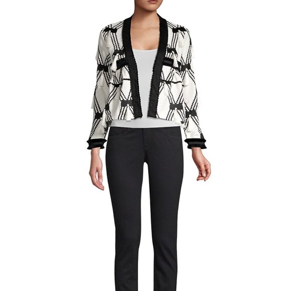 Alexis Boatan Diamond Tassel Knit Jacket - Picture 1 of 14
